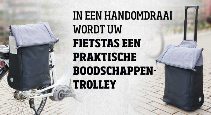 berouw hebben weerstand bieden zelf 2-in-1 fietstas + trolley | EUROtops.nl