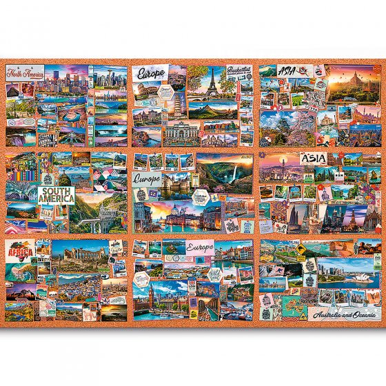 Legpuzzel 'Around the World' van 13.500 stukjes 