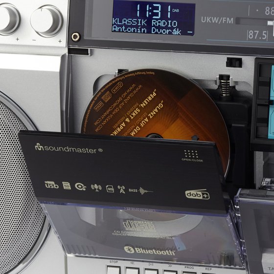 DAB+ boombox 'Retro jaren 80' 