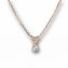 Gouden ketting met diamant, 0,21 kt - 6