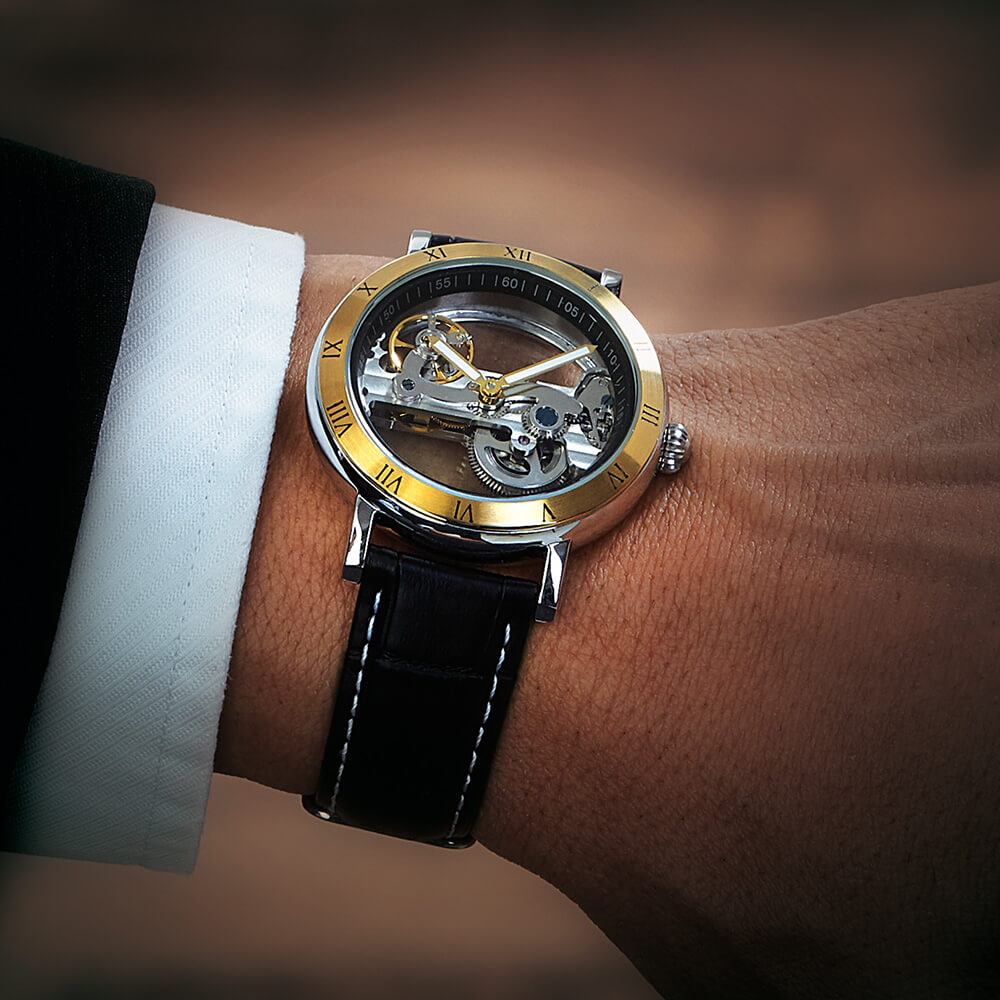 Waterig Mm Compliment Automatisch horloge 'Osseus' voordelig bestellen bij EUROtops